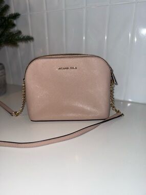 Michael Kors Cindy Dome Blush Crossbody Bag